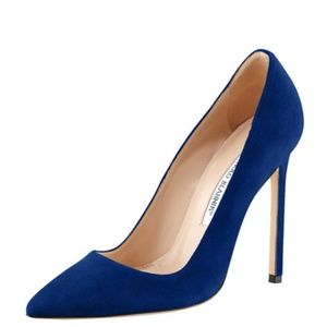Manolo Blanik BB Blue Pumps